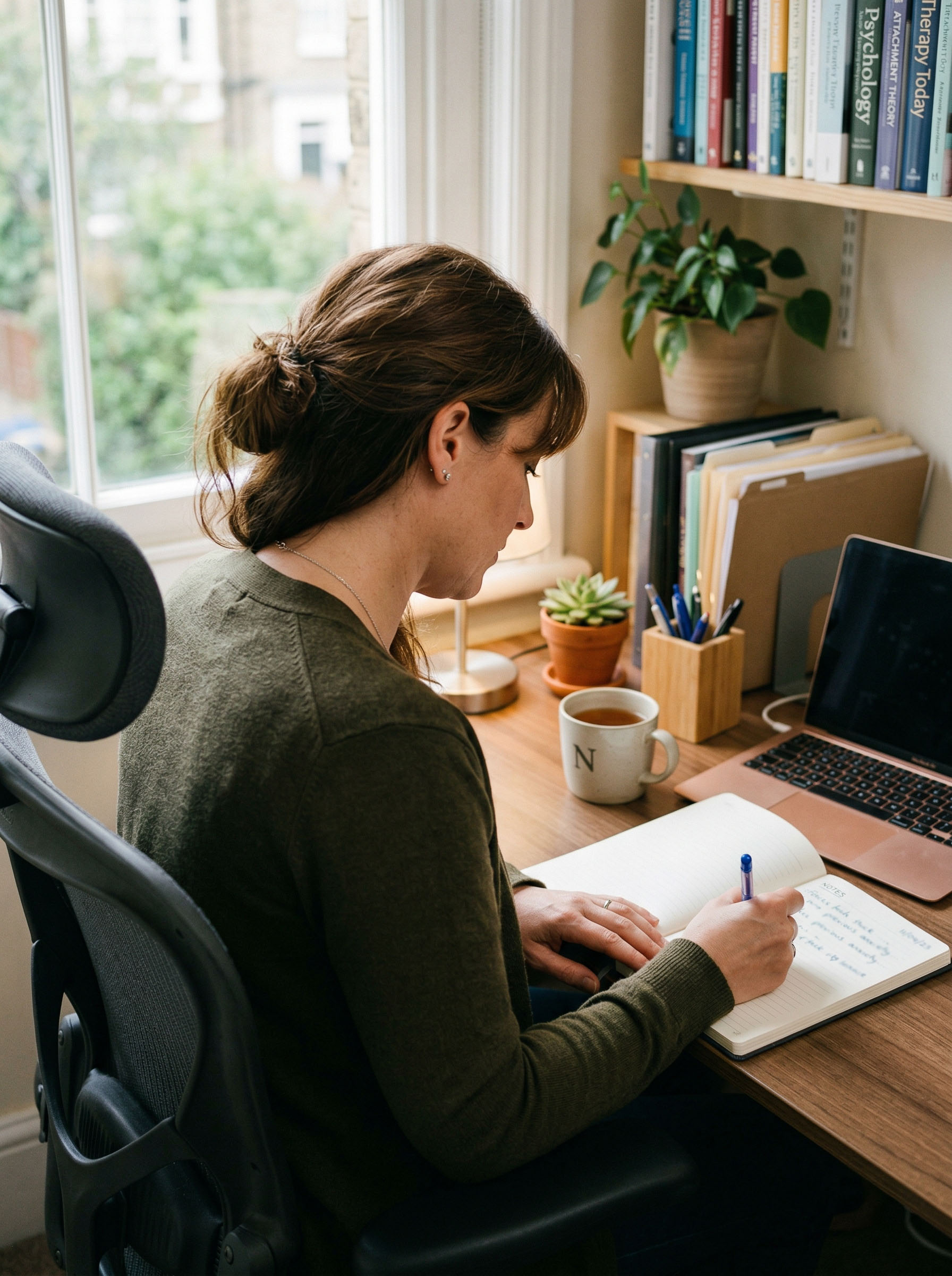 Therapist credentialing checklist reviewed for payer application follow-up